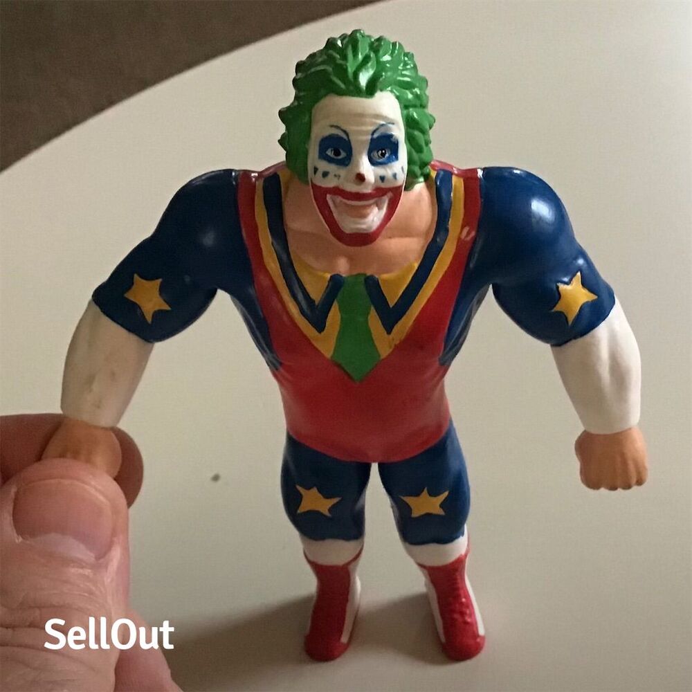 WWF Doink The Clown Bend Ems 1994 Just Toys Action Figure Vintage